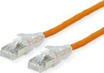 Dtwyler Dtwyler Cat 6A (Klass Ea) S/Ftp Patchkabel, Cu 7702 Flex Lsoh, Amp V2, Orange, 0,5 M