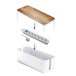 Electraline 300177 Multi-Purpose Cable Organiser Box with 6 Sockets Schuko + 10/16A - Cable 1.5 m