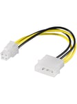 PC power cable/adapter 5.25 inch male to ATX12 P4 4-pin