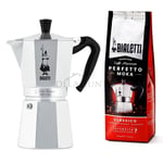 Bialetti Moka Express 9 Cup with Coffee - Italian Stovetop Espresso Maker Pot