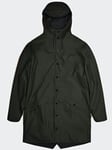 Rains Unisex Long Jacket in Green
