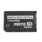Adaptateur , Carte -Sd/-Sdhc Tf Vers Carte Memory Stick Pro Duo Pour Adaptateur De Carte Psp
