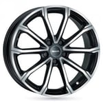 MAK Davinci Black Machined Face 6,5x17 4/98 ET41 B58 - Aluminiumfälgar