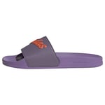 adidas Women's Adilette Shower Slides, Shadow Violet Impact Orange Violet Fusion, 9 UK