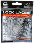 Lock Laces No Tie Shoelaces Solid Grey, 120cm