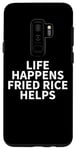 Coque pour Galaxy S9+ Vêtements de riz frit - Design amusant pour les amateurs de riz