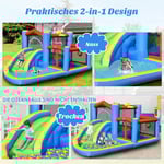 Uppblåsbar vattenrutschbana Backyard Water Park för småbarn 410 x 310 x 191 cm Färgglad
