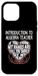 iPhone 14 Plus I Train Introduction To Algebra Super Heroes - Teacher Graph Case