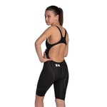 Arena Powerskin St Next Open Back Competition Swimsuit Svart 10-11 Years Flicka