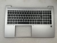 For HP EliteBook 855 G7 M21678-FP1 AZERTY Arabic Palmrest Keyboard Top Cover NEW