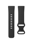 Fitbit Versa 3/Sense Armband Musta (L)