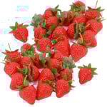 Konstgjorda jordgubbar Naturtrogna jordgubbar Fake Fruit