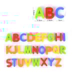 Magnetiska Bokstäver för Småbarn - Plastalfabet ABC Kylskåpsmagneter Barn Stora Bokstäver Symboler för Kylskåp (26 st) 26 st Magnetiska Bokstäver Al