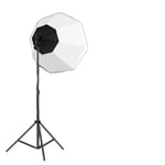 Fotograferings Softbox Kit, Portabelt Design, Justerbar LED-ljusstyrka, SH-RGX-04-05