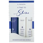 L'Anza Healing Smooth Set - Shampoo, Conditioner & FREE Smoothing Balm