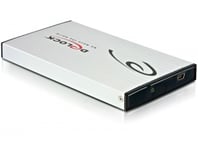 Delock 2.5" External Enclosure Sata Hdd To Usb 2.0 - Förvaringslåda - 2.5" - Sata 3Gb/S - Usb 2.0