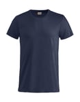 Clique Basic T-skjorte Herre M Marineblå
