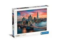 Clementoni High Quality Collection London Twilight, 1500 Styck, Stad, 10 År