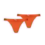 Puma Trosor 2P Tanga String Orange polyamid X-Small Dam