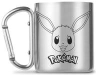 Pokemon - Eevee Metal Carabiner Mug | Officially Licensed New