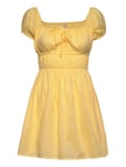 Viola Mini Dress *Villkorat Erbjudande Dresses Summer Gul Faithfull The Brand