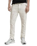 G-STAR RAW Men's 3301 Slim Jeans, Beige/khaki (3D lt chalk gd 51001-D552-G643), 28W / 30L