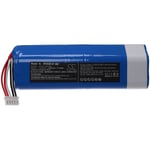 vhbw Batterie compatible avec Ecovacs Deebot T8 Pure, X1 Omni, X1 Turbo robot électroménager (5200mAh, 14,4V, Li-ion, bleu)