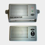 NASA Marine Instruments Gasvarnare Gas Monitor, mot gasol & butan, 12V, 82 dB