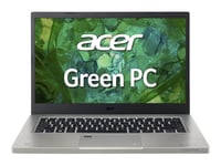 Acer Aspire Vero 14 AV14-52P - Intel Core i7 - 1355U / jusqu'à 5 GHz - Win 11 Home - Carte graphique Intel Iris Xe - 16 Go RAM - 512 Go SSD - 14" IPS 1920 x 1080 (Full HD) - Wi-Fi 6E - pavé gris - clavier : Français