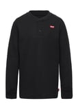 Levi's® Thermal Crew Knit Top Tops T-shirts Long-sleeved T-shirts Black Levi's