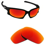 Hawkry Polarized Replacement Lenses for-Oakley Split Jacket Orange Red