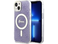 Guess Guhmp14mh4stu Iphone 14 Plus 6,7 Lila/Lila Hårt Fodral 4G Magsafe