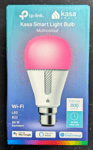 Kasa Smart Light Bulb TP-Link Wi-Fi Hey Google B22 NO HUB REQUIRED MULTICOLOURED
