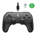 8Bitdo Pro 2 Wired Controller for Xbox, Hall Effect Joystick Update, 3.5mm Audio Jack, Compatible with Xbox Series X|S, Xbox One, Windows 10/11 - Officially Licensed (Black)