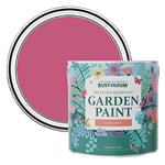 Rust-Oleum Pink Mould-Resistant Garden Paint In Satin Finish - Raspberry Ripple 2.5L