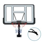 Nologo Kid Wall Mount Basketball Hoop - Mini Junior Hoop Goal for Home/Office/Outdoor, Standard 43'' PVC Backboard BTZHY