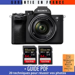 Sony A7 IV + FE 28-70mm F3.5-5.6 OSS + 2 SanDisk 64GB Extreme PRO UHS-II SDXC 300 MB/s + Guide PDF ""20 TECHNIQUES POUR RÉUSSIR VOS PHOTOS