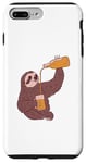 iPhone 7 Plus/8 Plus Sloth throwing back the beers to no end Case