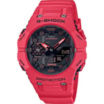 Casio Red Mens Analogue-Digital Watch G-shock GA-B001-4AER