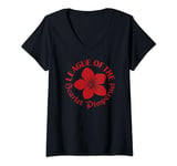 Womens League of the Scarlet Pimpernel V-Neck T-Shirt
