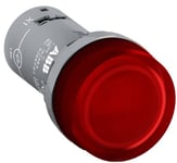 Lampe rød med integrert LED 110-130V AC, CL2-515R