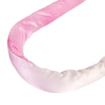 Bendable Iron Wire Dreadlocks Hair Tie Imitated Silk Tie Dye Pink Spiral Loc REL