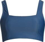 Casall Women's Waffle Square Neck Bikini Top Deep Ocean, 44