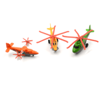 Plastic Air Bus Model Kids Children Pull Line Helikopter Mini C