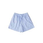 Tekla - Poplin Pyjamas Shorts - Shirt Blue - M