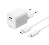 iPhone 13 series - USB-C PD SNABB laddare / adapter 20W 3A Inkl. till Lightning-kabel 5 års garanti