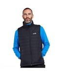 Peter Storm Mens Blisco II Insulated Gilet, Camping and Hiking Clothing - Black Polyamide - Size 2XL