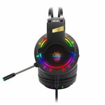 LED Gaming Headset Headphones Microphone Mic 3.5mm For PC Laptop Xbox One PS4