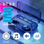 Led Bluetooth 5.0 Tws True Headphones Wireless Headset Stereo In-ear Earbuds Uk