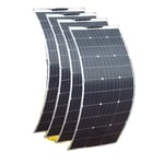 Flexibel solpanel, hög effektutgång, mångsidiga laddningsalternativ, 480w 4st 120w